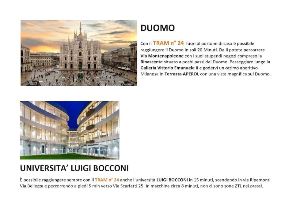 Civico288-Romantic Attic Near Ieo-Bocconi-F Prada Lejlighed Milano Eksteriør billede